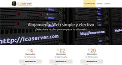 Desktop Screenshot of icaserver.com